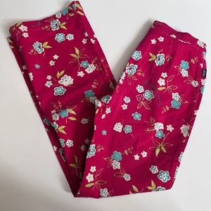 Moschino Jeans Pink With Floral Pattern SZ 6